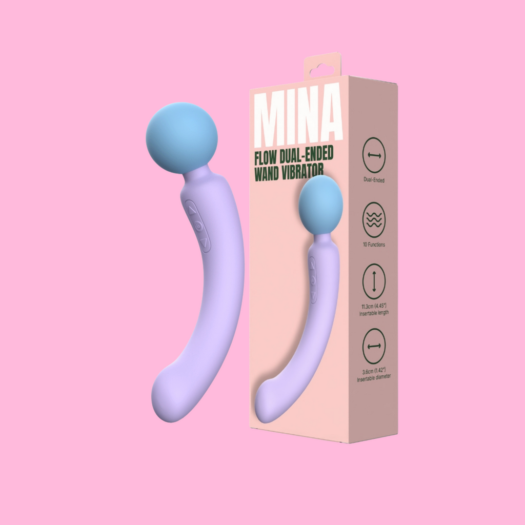Double Trouble | Mina Flow Dual-Ended Wand Vibrator